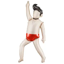 Folieballong Dansande Man 64,5 x 159 cm