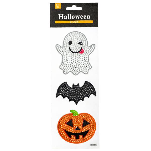 Halloween Klistermärken med Strass