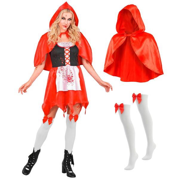 Maskeraddräkt Zombie Rödluvan