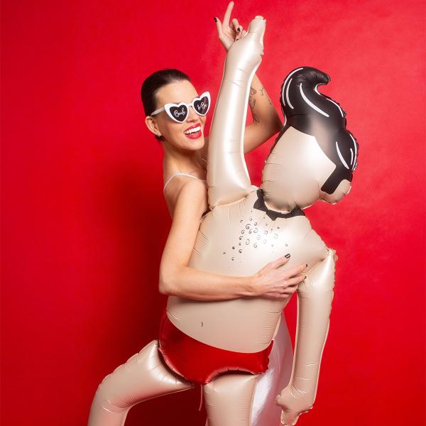 Folieballong Dansande Man 64,5 x 159 cm