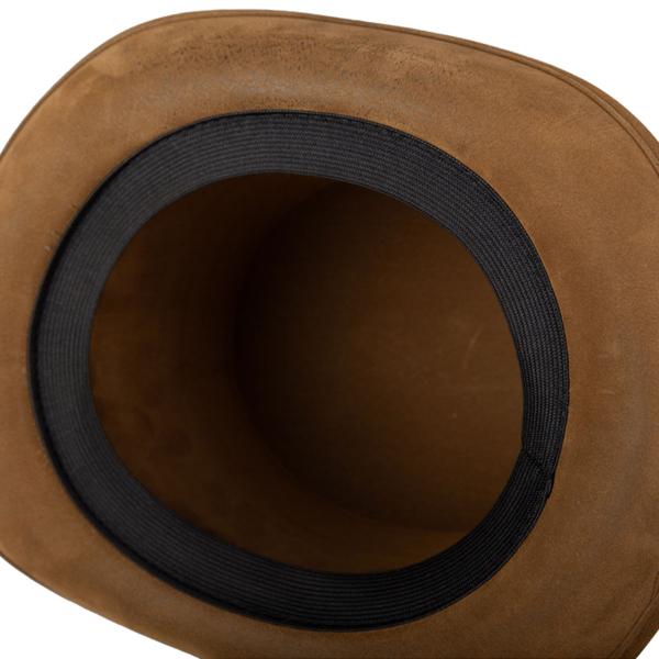 Deluxe Hög Hatt Brun