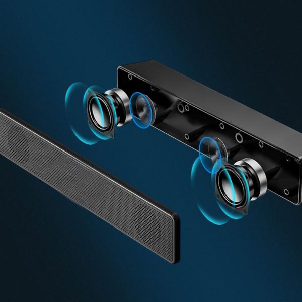 Lång Bluetooth Högtalare LED