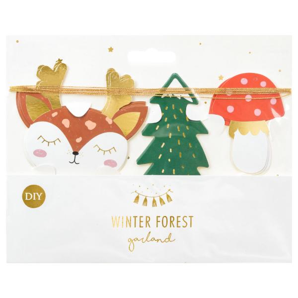 Girlang Winter Forest DIY