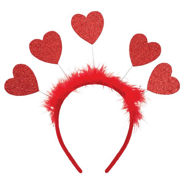Diadem med Hjärtan & Fluff