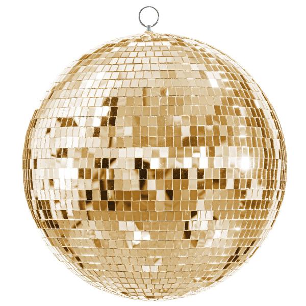 Hängande Discokula Guld 40 cm