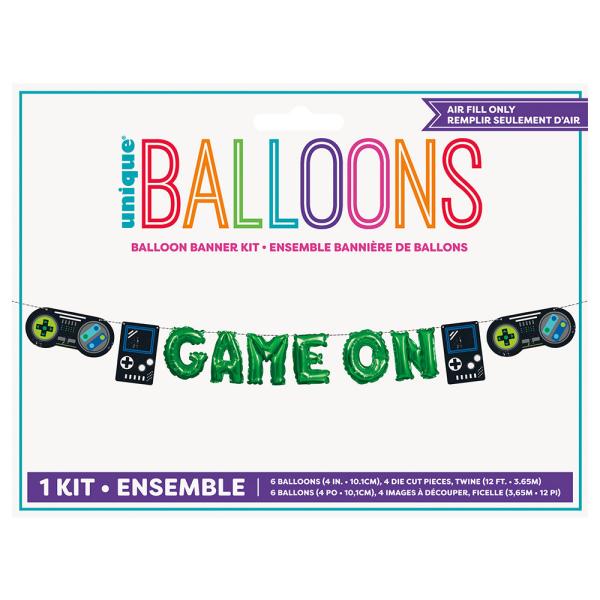 Ballong Banderoll Game On