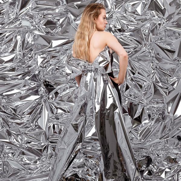 Dekorationsfolie Metallic Guld/Silver