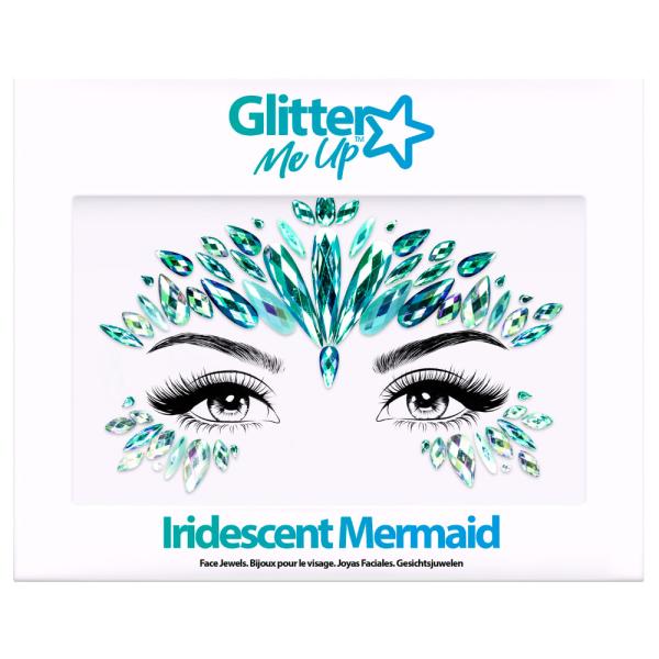 Iridescent Mermaid Ansiktssmycken