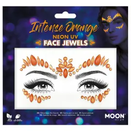 Intense Orange UV Ansiktssmycken