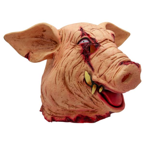 Latexmask Slaktad Gris