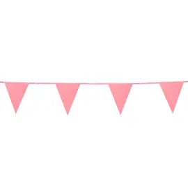 Vimpelgirlang Glitter Rosa