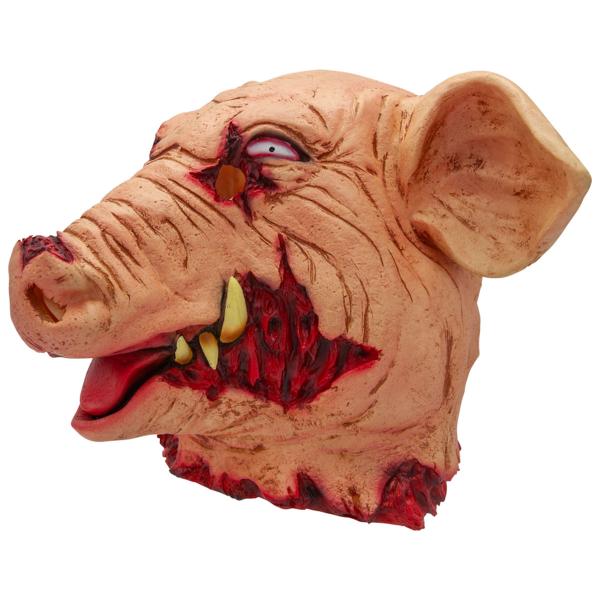 Latexmask Slaktad Gris