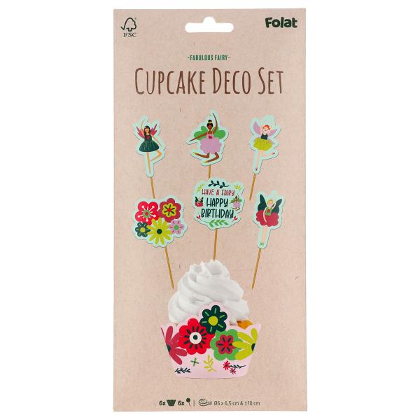Cupcake Set Fabulous Fairy 12-pack