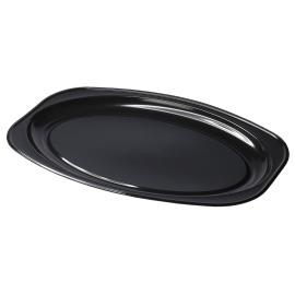 Ovala Uppläggningsfat Svart 10-pack