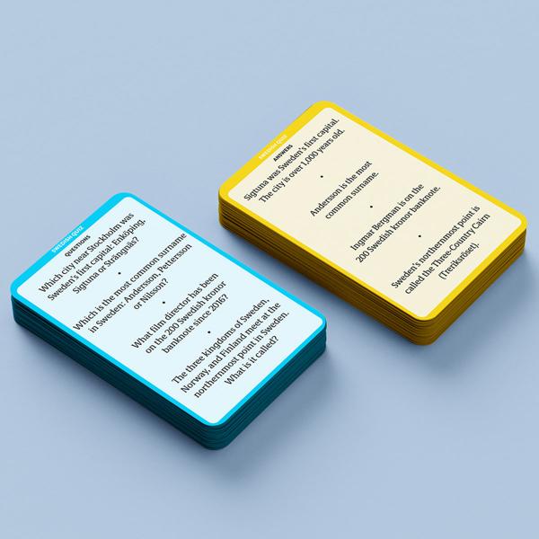Swedish Quiz Kortspel 12+ år