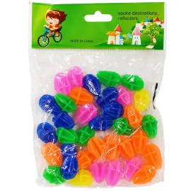 Cykelp&auml;rlor Ekerdekor 2 cm 36-pack