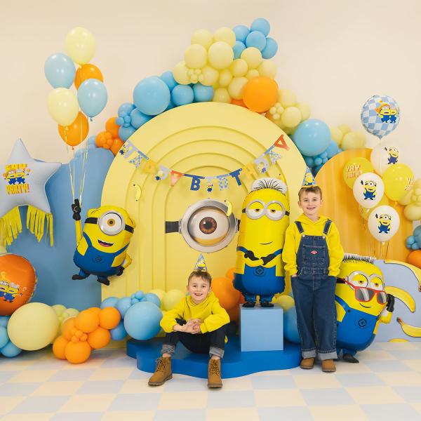 Minions Rund Folieballong 35 cm