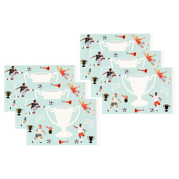Stickers till Såpbubblor Fotbollskalas 6-pack