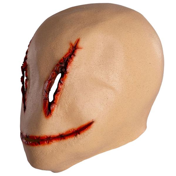 Skräckmask med Sydd Mun