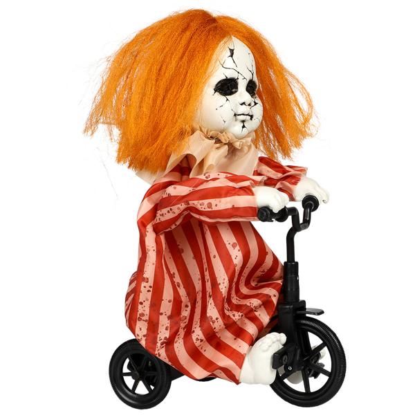 Animerad Docka på Cykel Prop