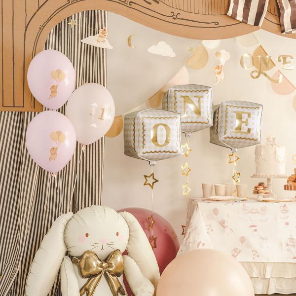 Folieballonger One Kuber 3-pack