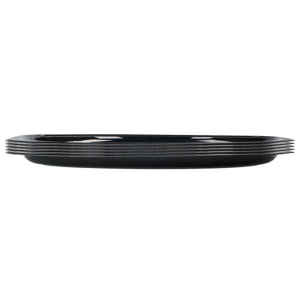 Ovala Uppläggningsfat Svart 32x24 cm 5-pack