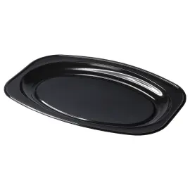 Ovala Uppläggningsfat Svart 32x24 cm 5-pack