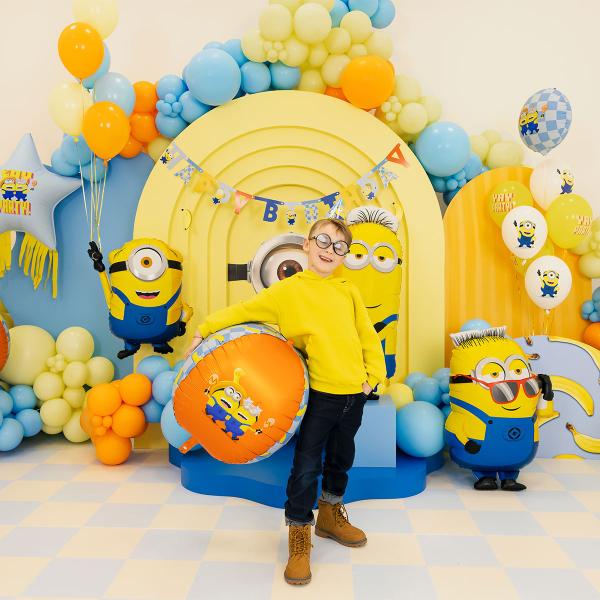Minions Rund Folieballong 50 cm