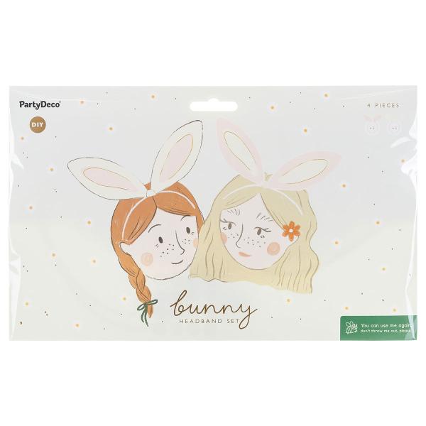 Diadem med Kaninöron 4-pack