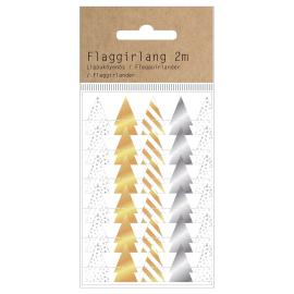 Skimrande Presentband Julgranar 2 m