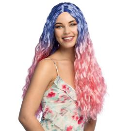 V&aring;gig Peruk Rosa/Bl&aring;