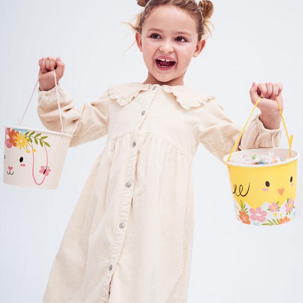 Påskhink med Handtag 17x14 cm 2-pack