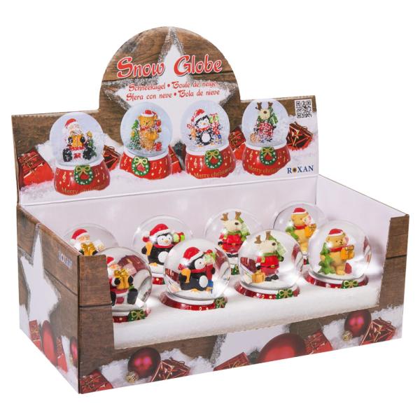 Snöglob med Julfigur Merry Christmas