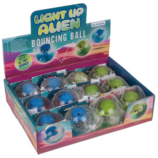 Blinkande Alien Studsboll 6,5 cm