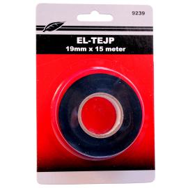 Eltejp Rulle Svart 15 m