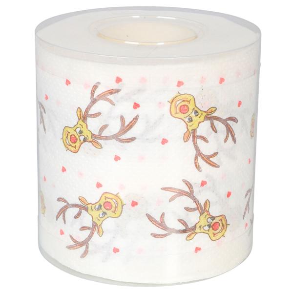 Toalettpapper Jul med Renmotiv