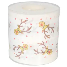 Toalettpapper Jul med Renmotiv