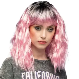 V&aring;gig Peruk Rosa/Svart