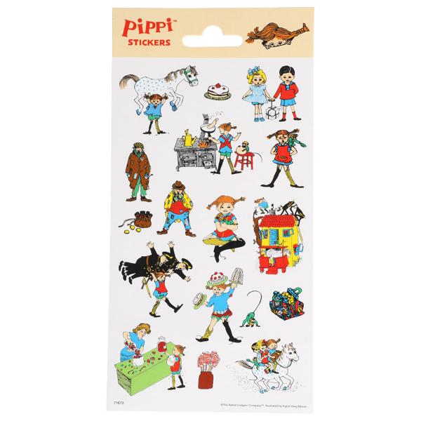 Pippi Klistermärken 17-pack