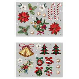 F&ouml;nsterstickers med Julmotiv