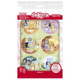 T&aring;rtbilder Bluey & Bingo 5,8 cm 17,5 g 6-pack