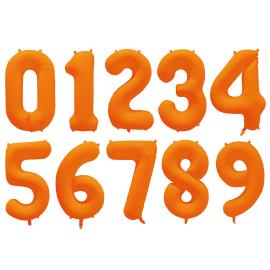 Sifferballong Neonorange