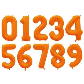 Sifferballong Neonorange