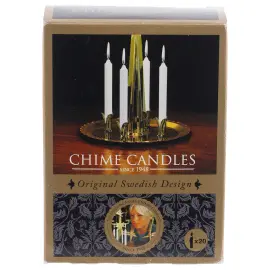 &Auml;nglaspel Ljus Vit 20-Pack