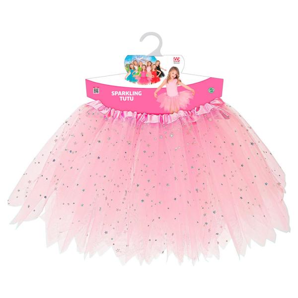 Ljusrosa Glittrig Tyllkjol Barn