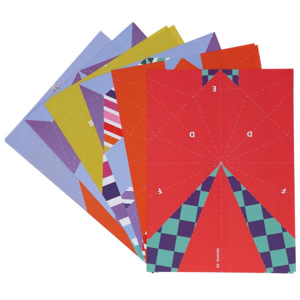 DIY Pappersflygplan Stripetastic 12-pack