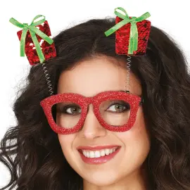 Glasögon med Julklappar