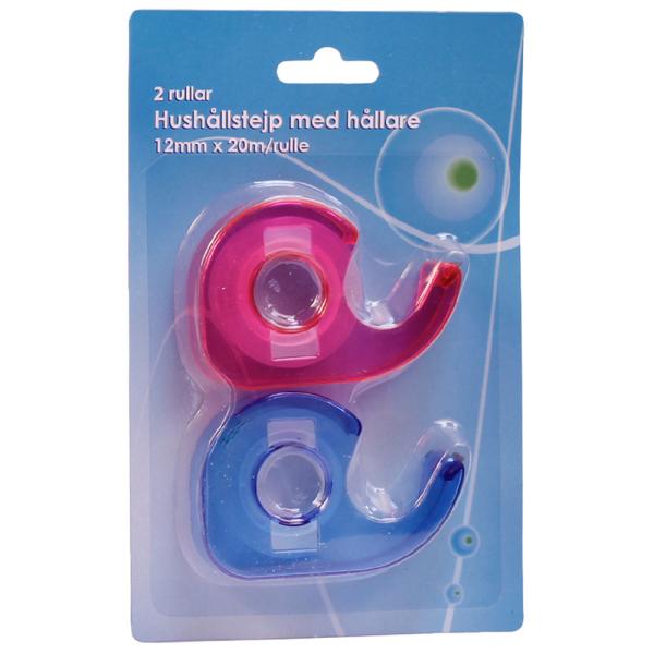 Tejprulle med Hållare 2-pack