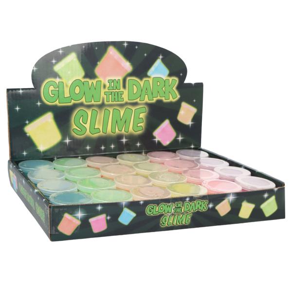 Självlysande Slime i Burk 20 g