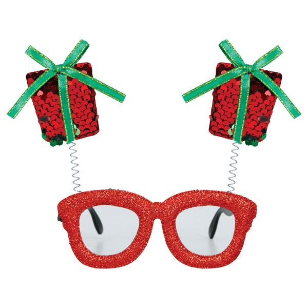 Glasögon med Julklappar